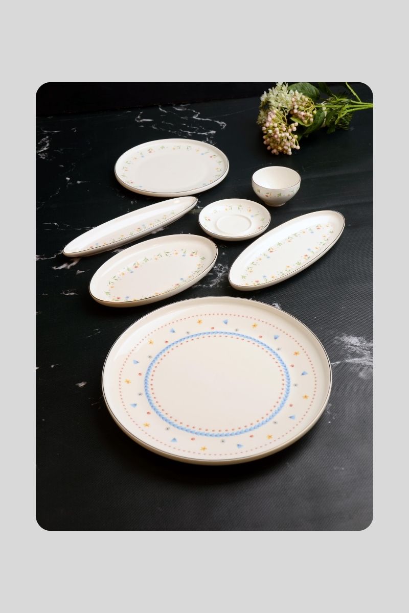 25 Prç Porselen Kahvaltı Takımı 0074