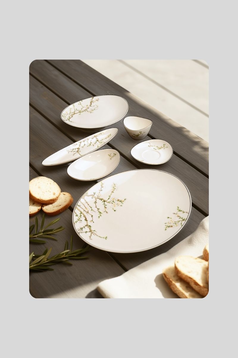 25 Prç Porselen Kahvaltı Takımı 0080