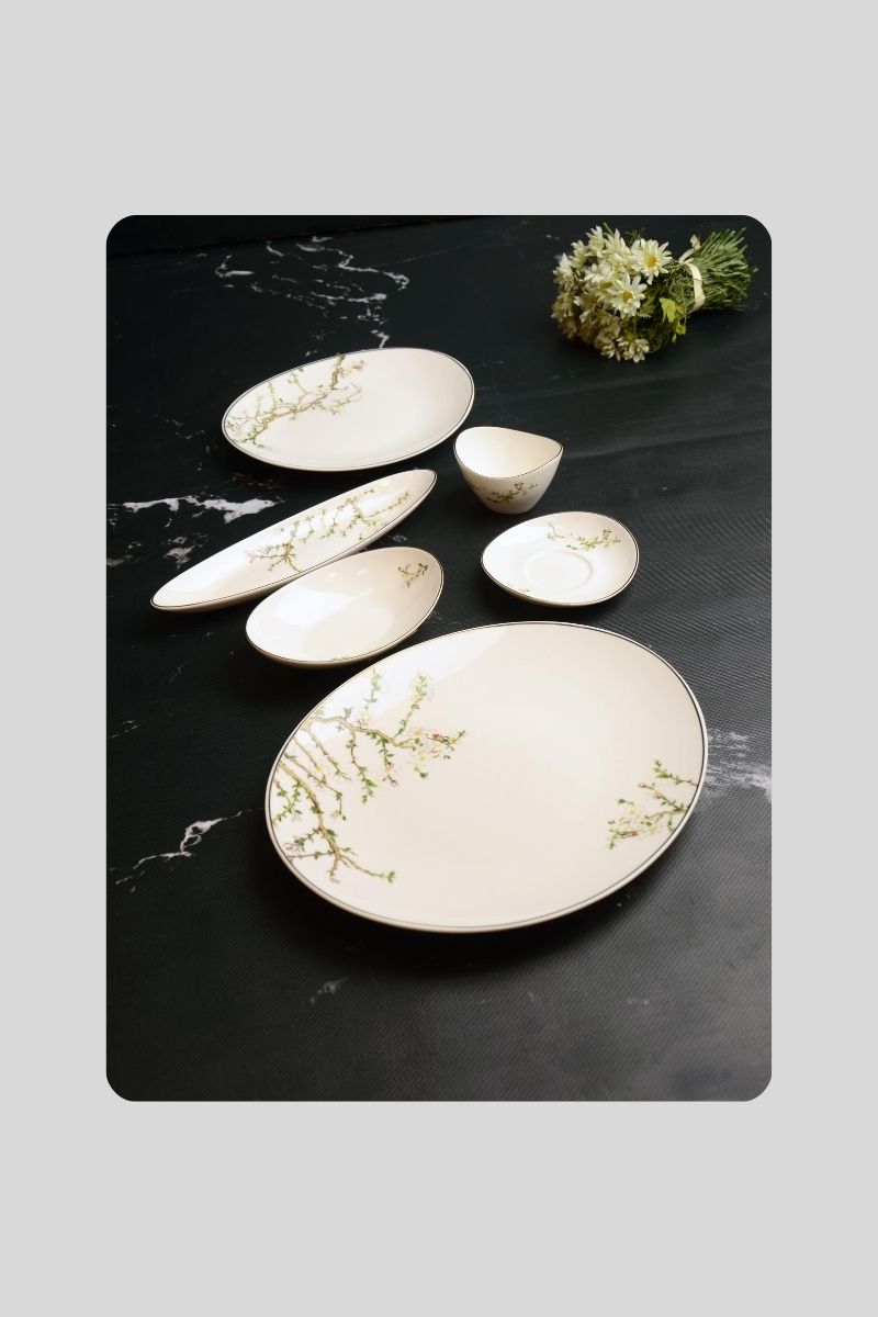 25 Prç Porselen Kahvaltı Takımı 0080