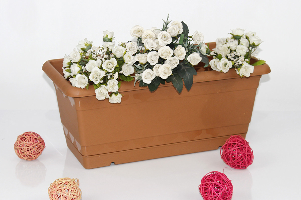 3 No Toprak Balkon Saksı Tk 50 Cm K513