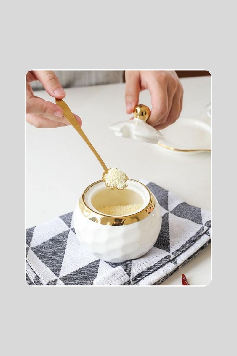 3 Lü Porselen Sunumluk Tek021