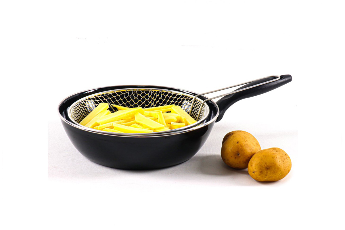 Emaye Wok Kızartma Tavası 26 No Üyelere Özel + KDV