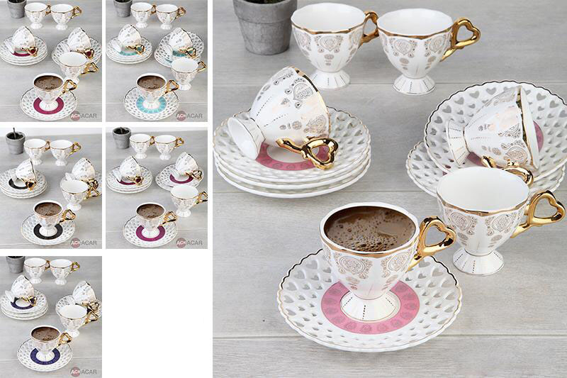 Kahve Fincanı 6 Lı Acar HXF008281 Üyelere Özel + KDV