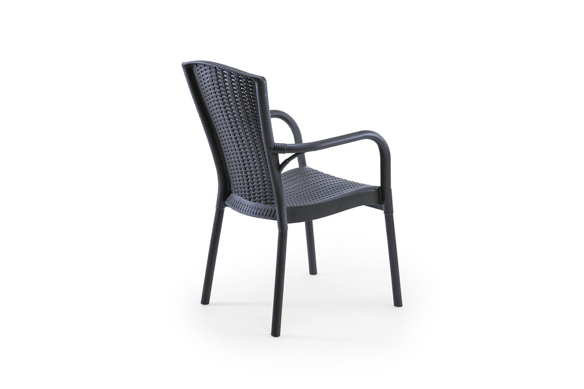Rattan Cakha Doğa Koltuk Antrasit S779---