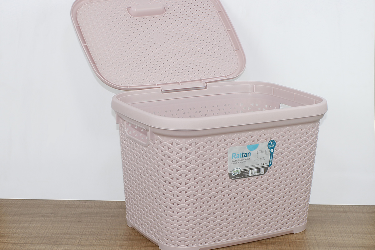 Rattan Kapaklı Sepet Hob.8-1107