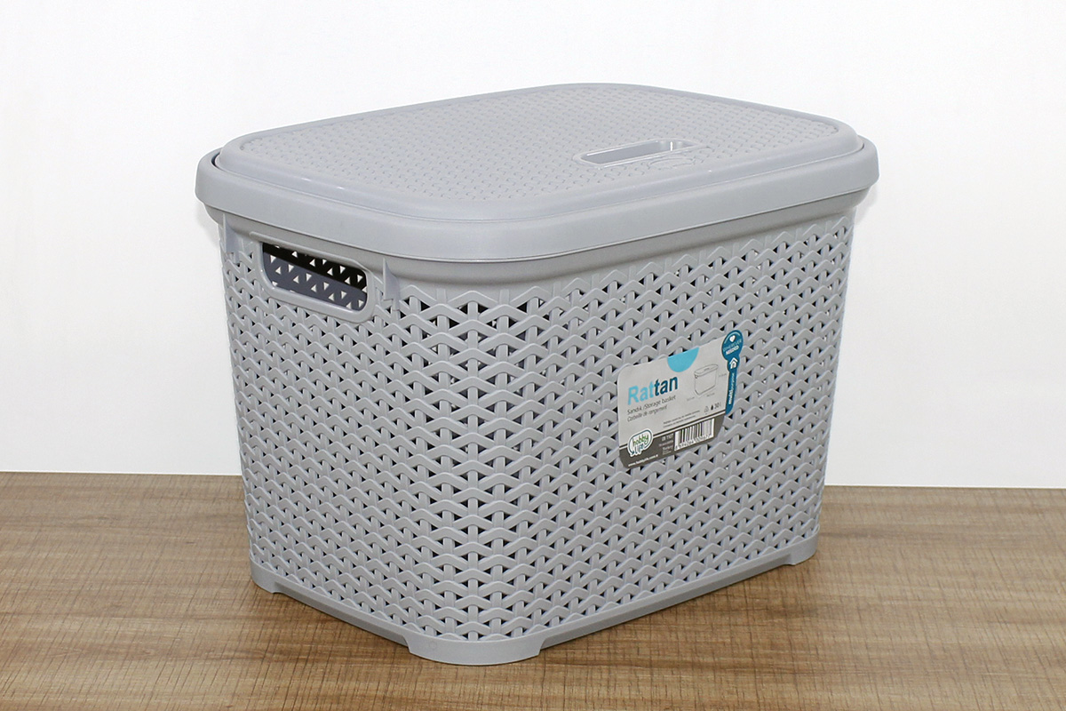 Rattan Kapaklı Sepet Hob.8-1107