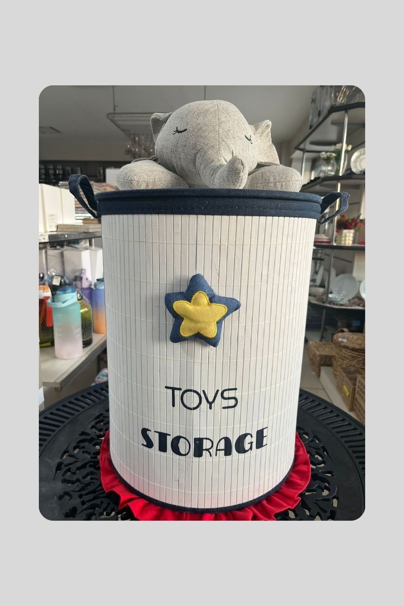 Ahşap Kirli Çamaşırlık Fil 35x46 35RD