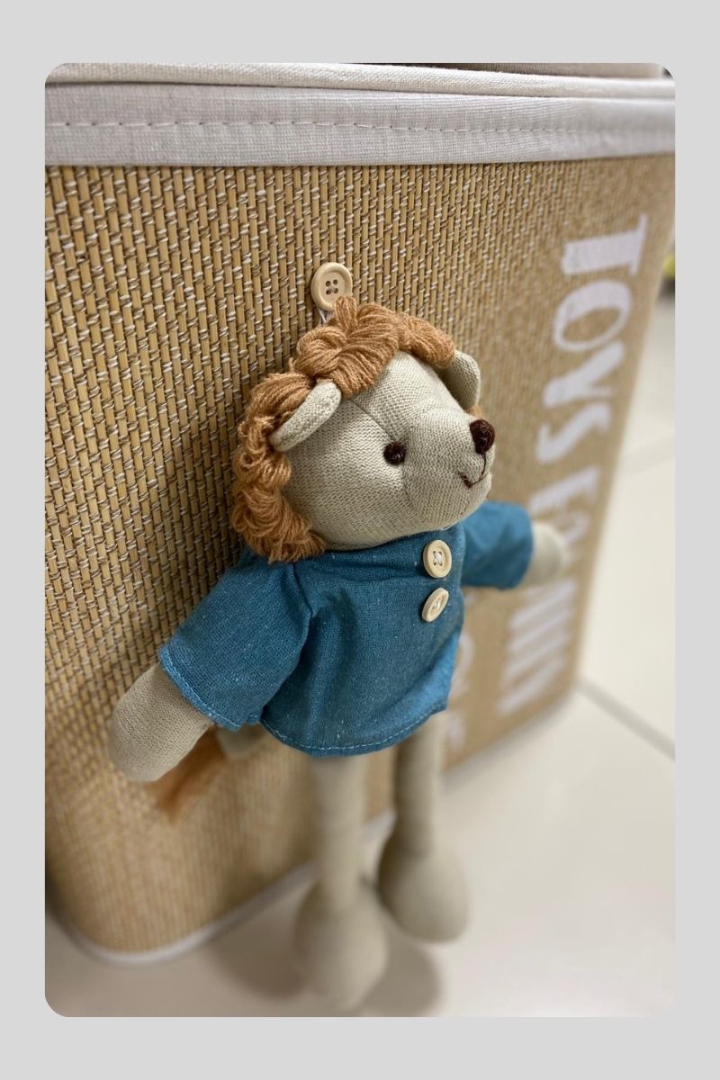 Ahşap Kirli Çamaşırlık Kirpi 44x34x45 30AB