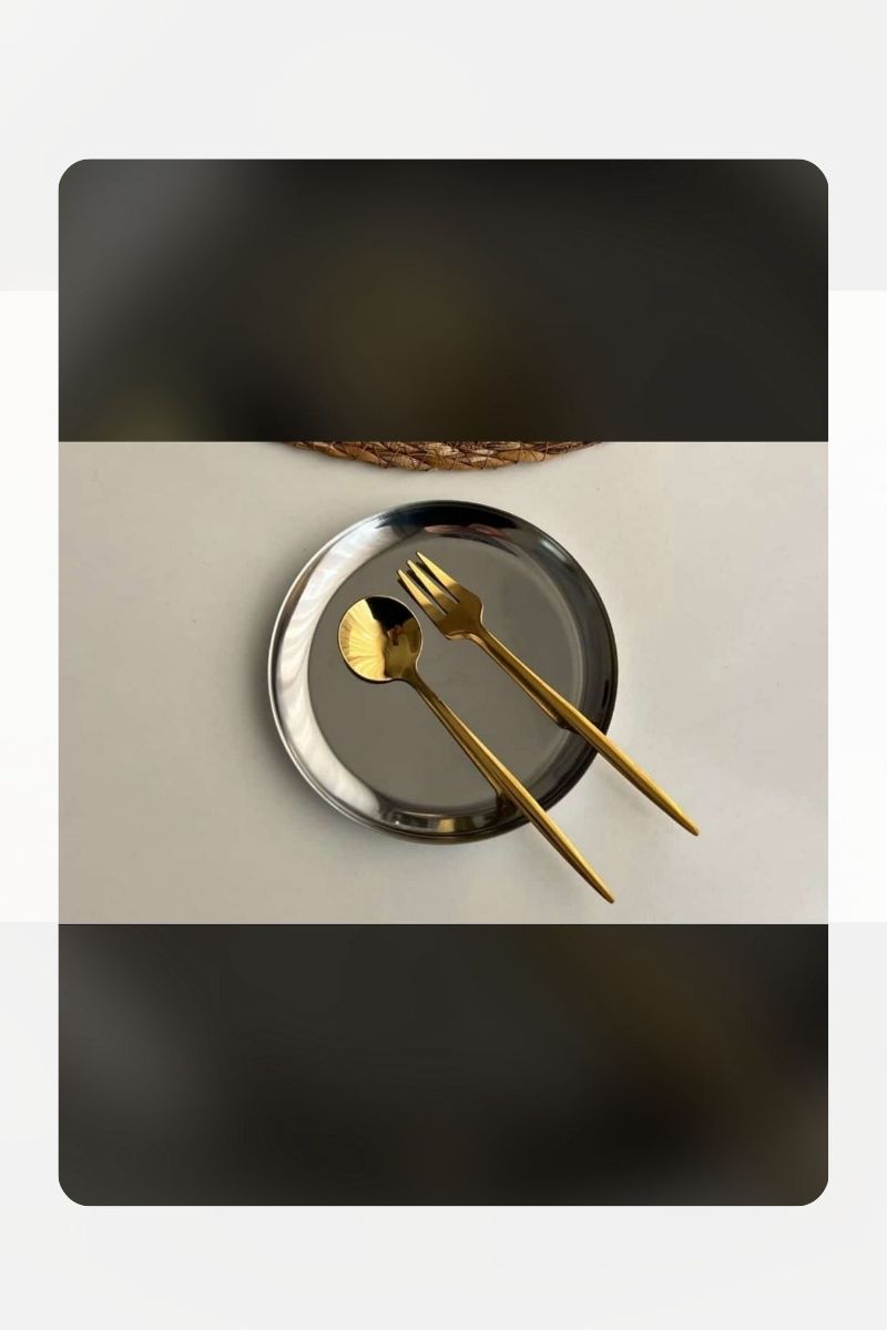 Çelik Sunum Tabak 12 cm