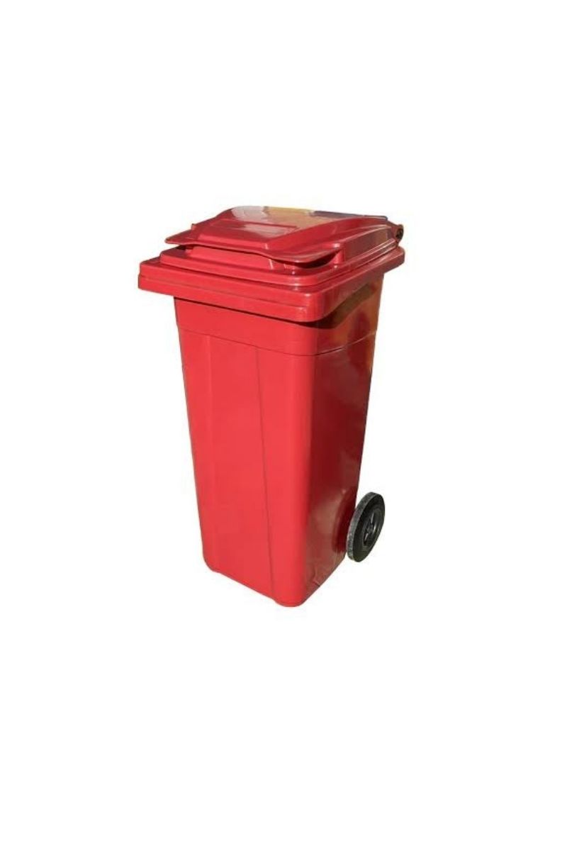 Çöp Konteyner 120 Lt Kırmızı-Mavi S484