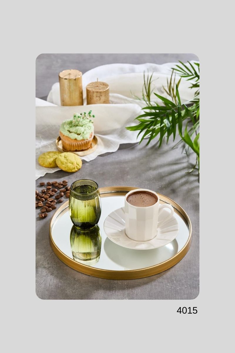 Dekoratif Ayna Sunumluk 25 cm PLS4015