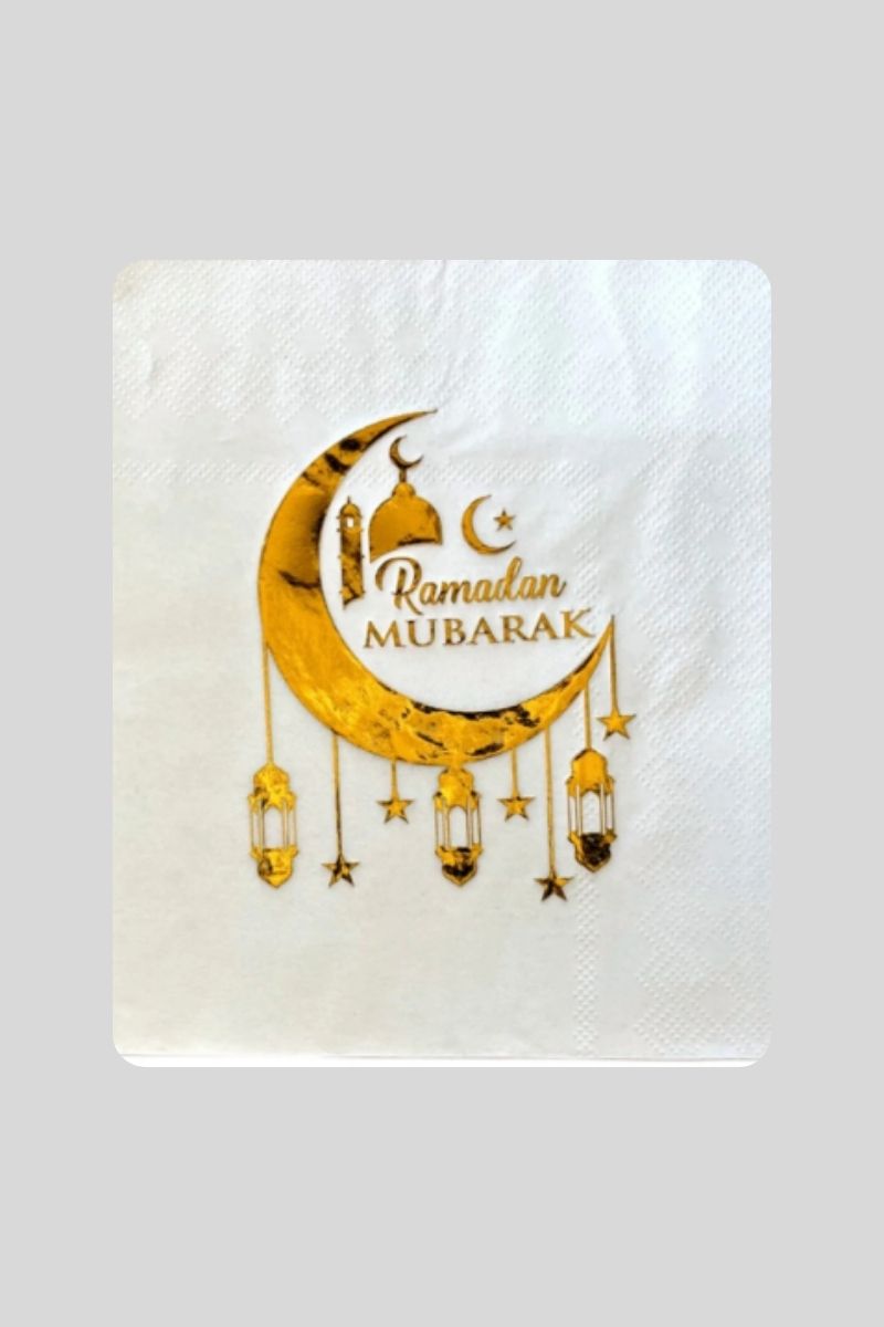 Desenli Peçete Ramazan Kare-Dikd.