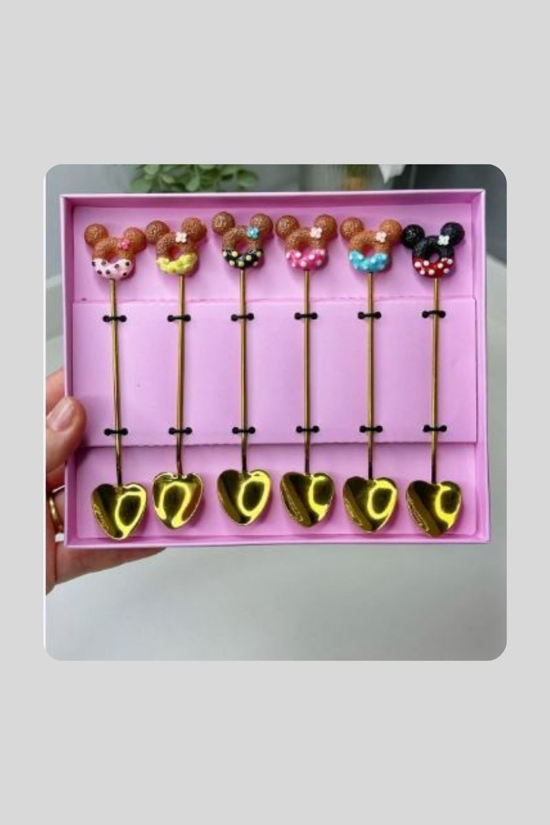 Gold Figürlü Kaşık 6 Lı 360-361