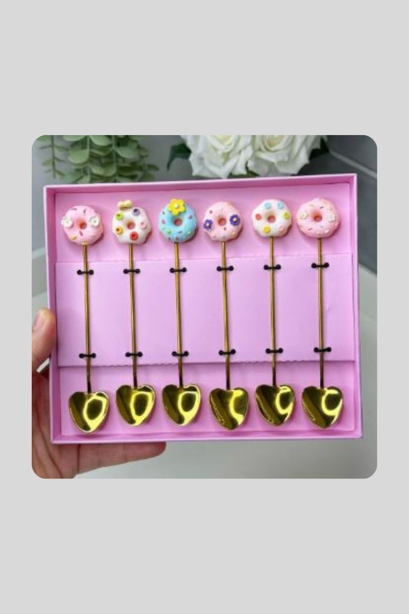 Gold Figürlü Kaşık 6 Lı 360-361