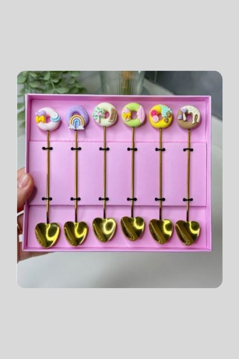 Gold Figürlü Kaşık 6 Lı 360-361