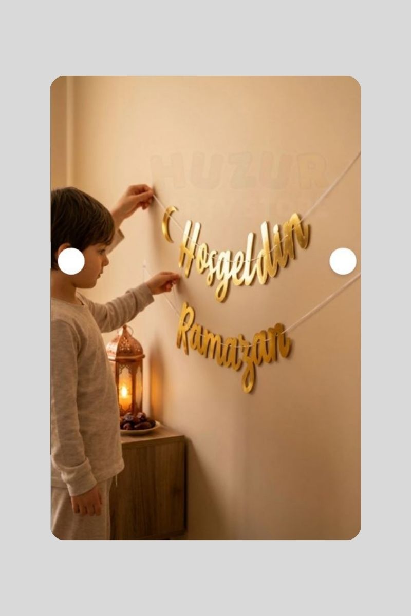 Hoşgeldin Ramazan Kaligrafi Banner 