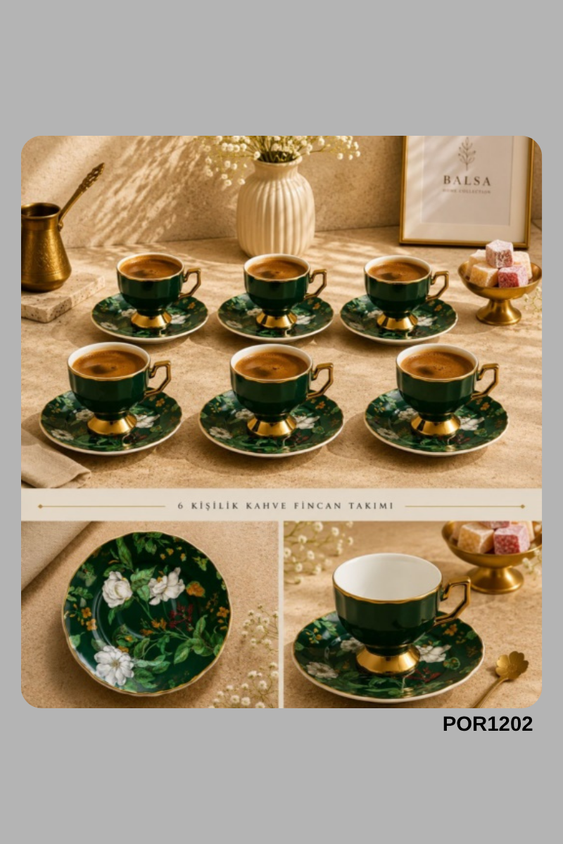 Kahve Fincanı 6 Lı Por1202