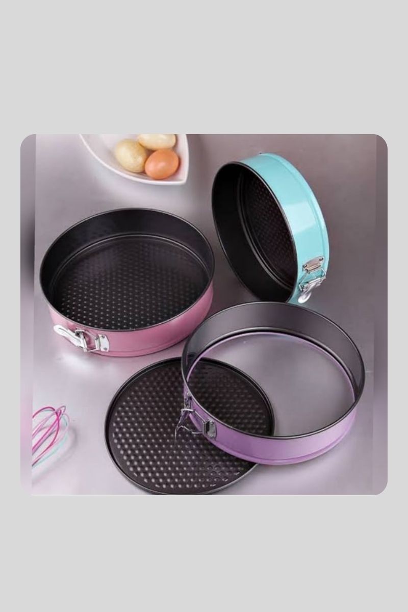 Kek Kalıbı Kelepçeli Yuvarlak 3 Lü 993