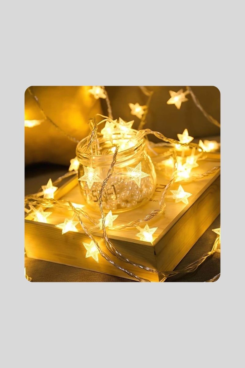 Led Işık Peri Led Yıldız Dekor Pilli SRD-117