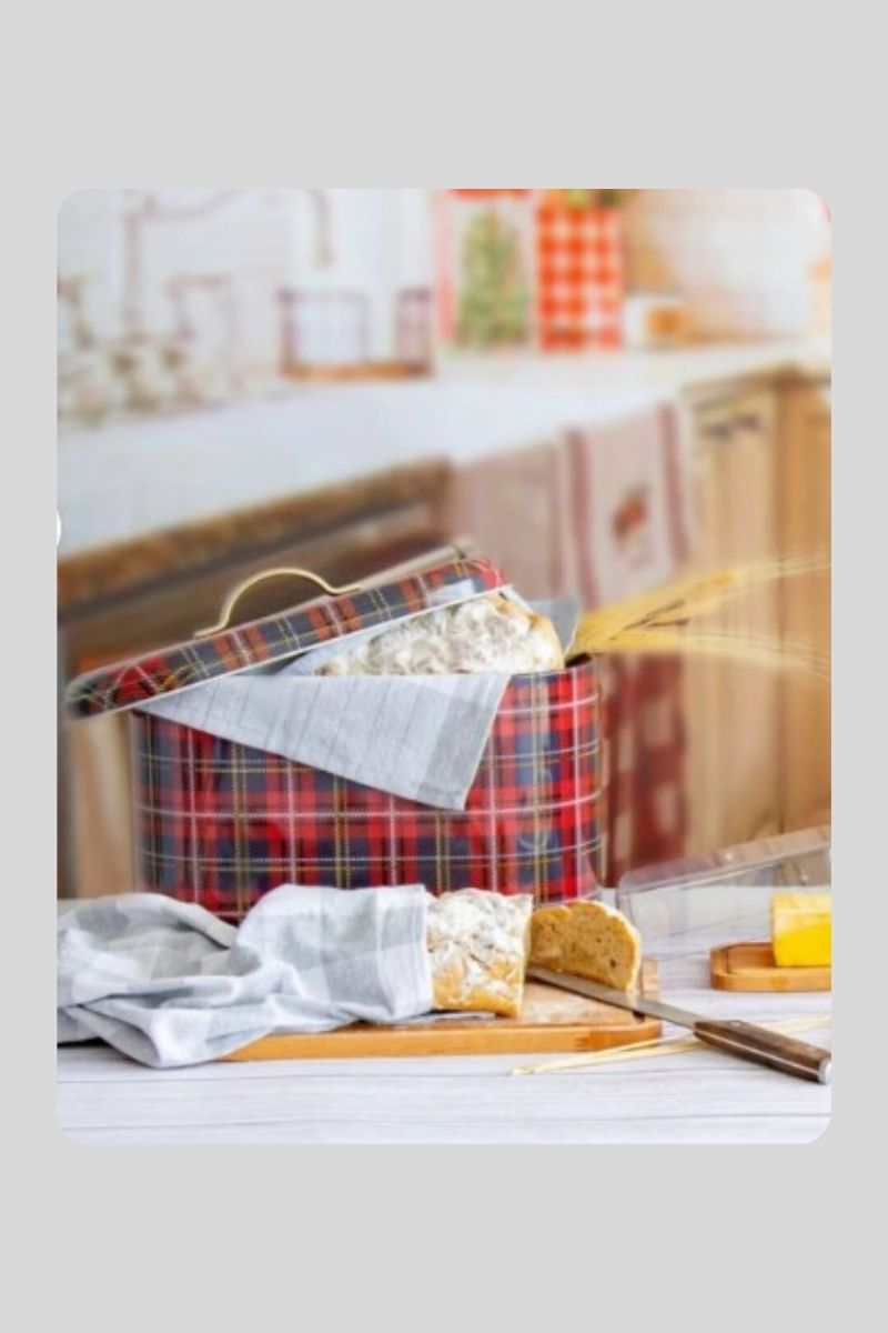 Metal Ekmeklik Desenli Oval 33x17 cm