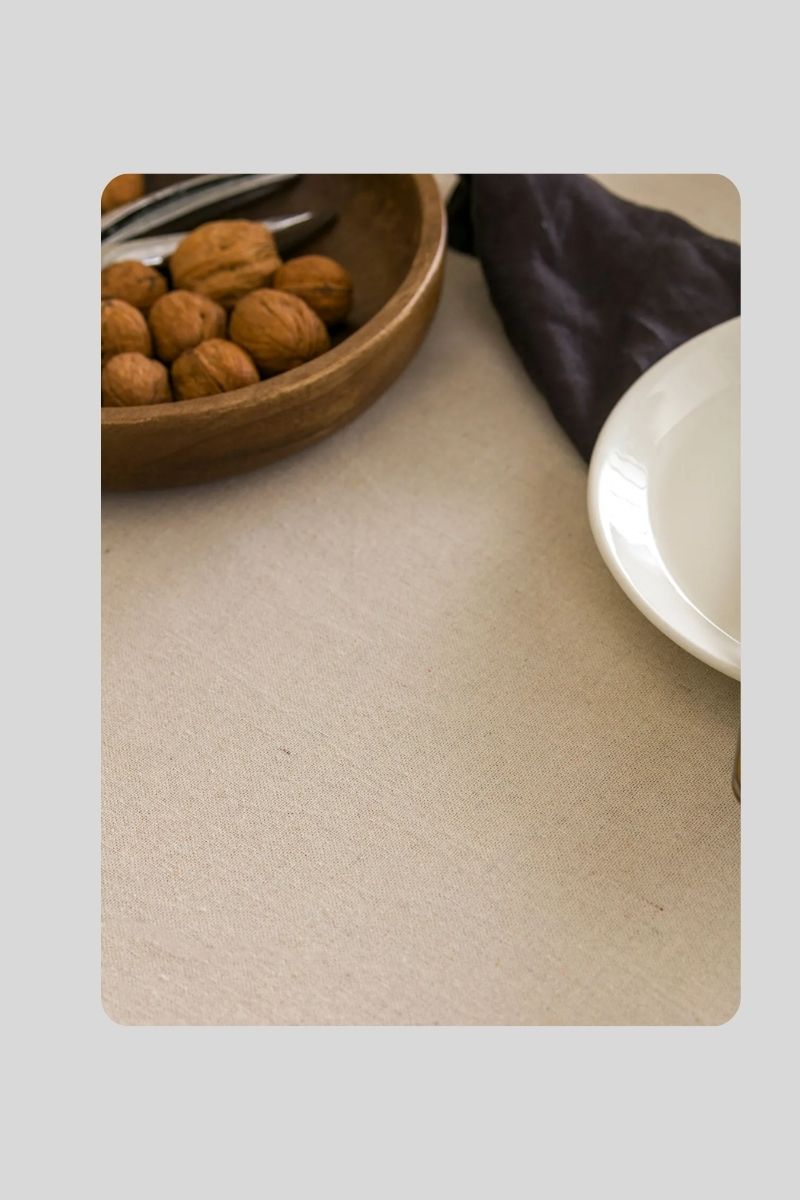 Natural Krem Masa Örtüsü 120x160 cm