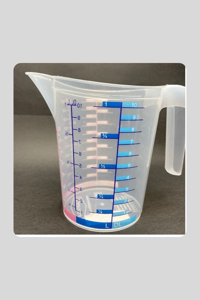 Ölçü Kabı Şeffaf 1 Lt Ap9060