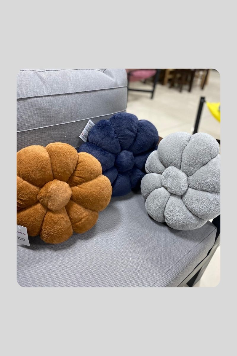 Peluş Çiçek Yastık 35 cm