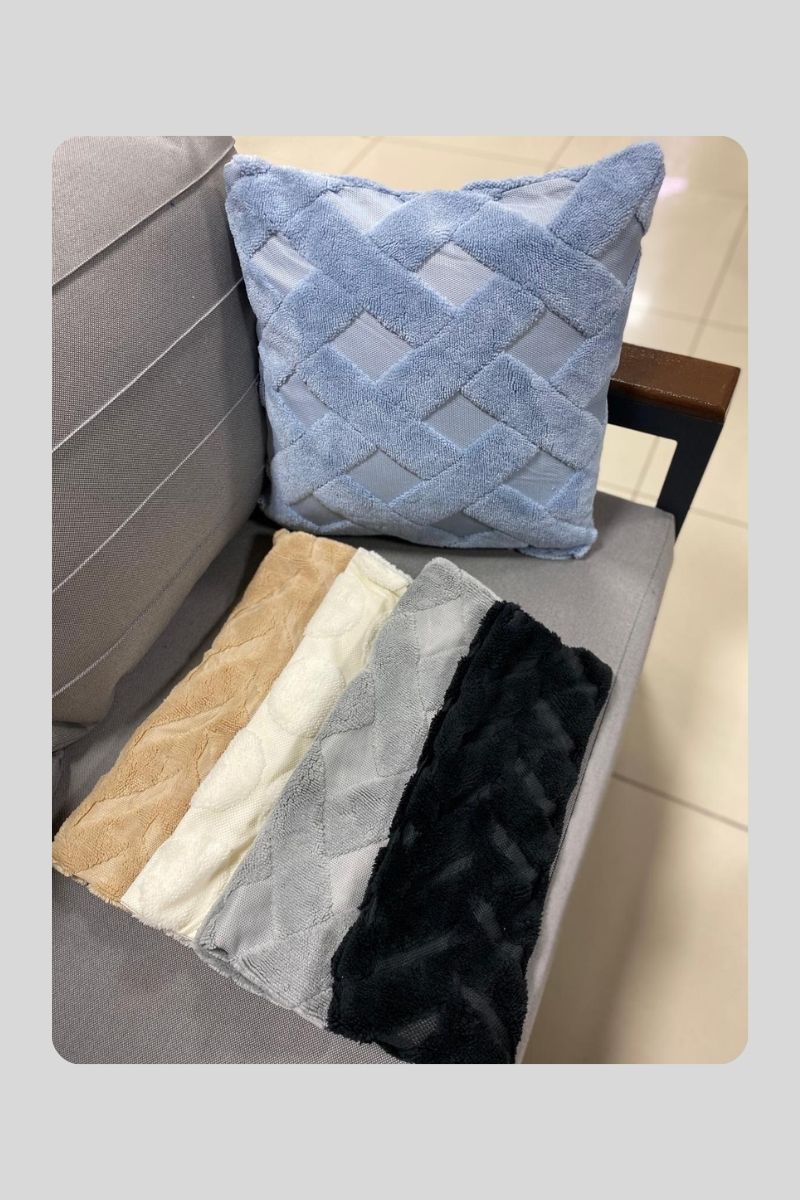 Peluş Kırlent Kılıfı 2 Li 