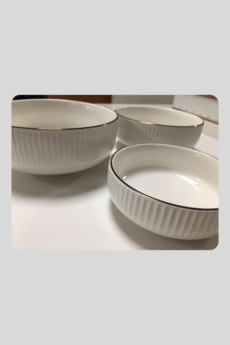 Porselen Kase Seti 3 Lü Sierra 8402