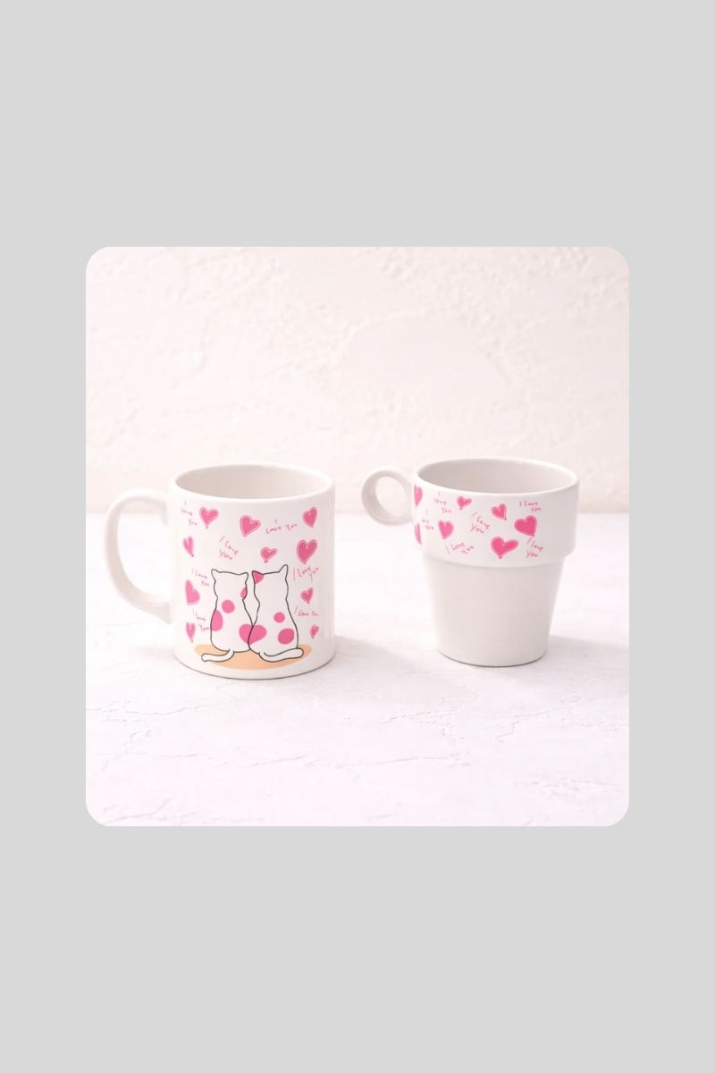 Porselen Kupa 2 Li Keramika