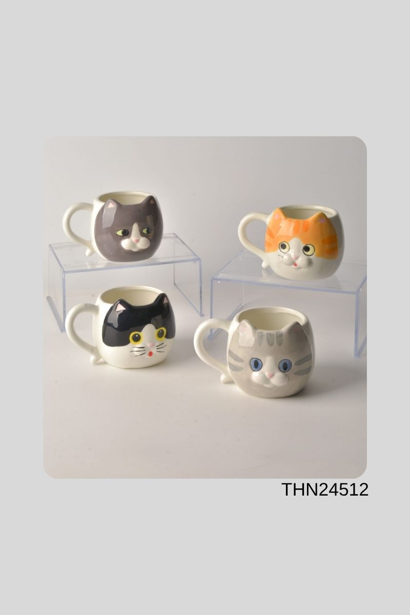 Porselen Kupa 3D Figür 24511-12