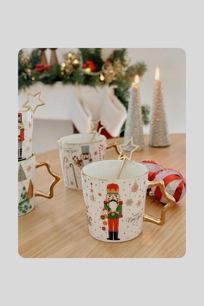 Porselen Kupa Kaşıklı 10222-10266