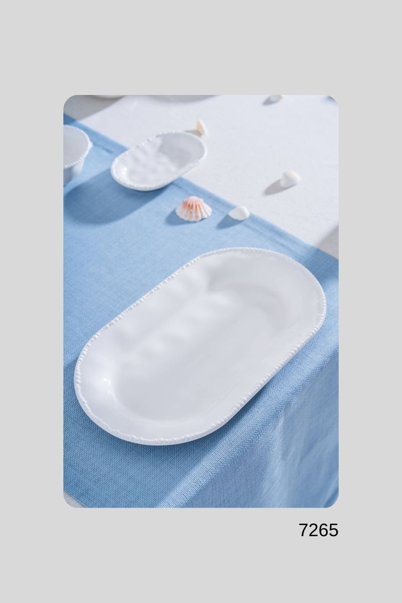 Porselen Milano Kayık Tabak 33 cm 7265
