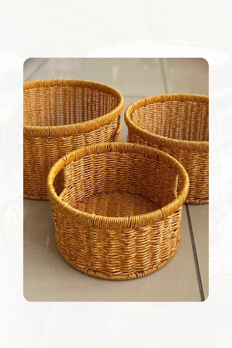 Rattan Organizer Sepet Büyük
