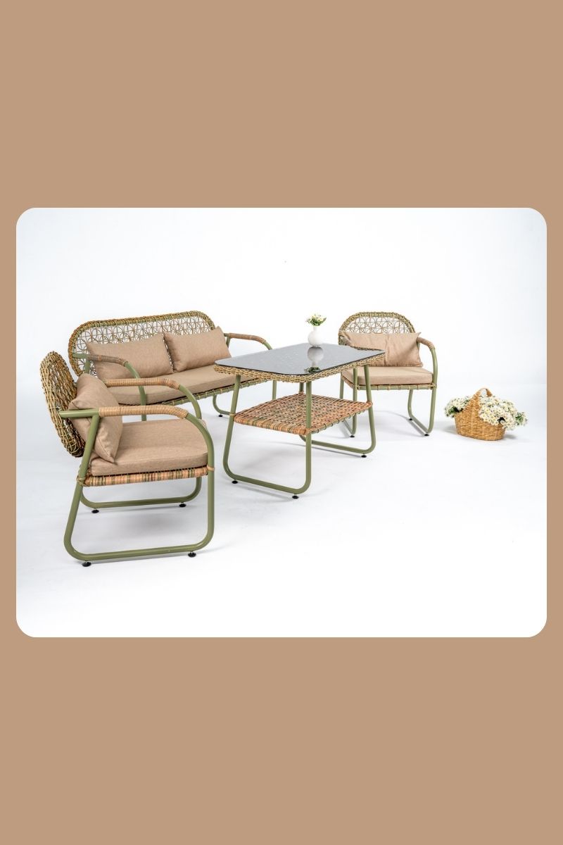 Sedir Papatya Oturma Grubu