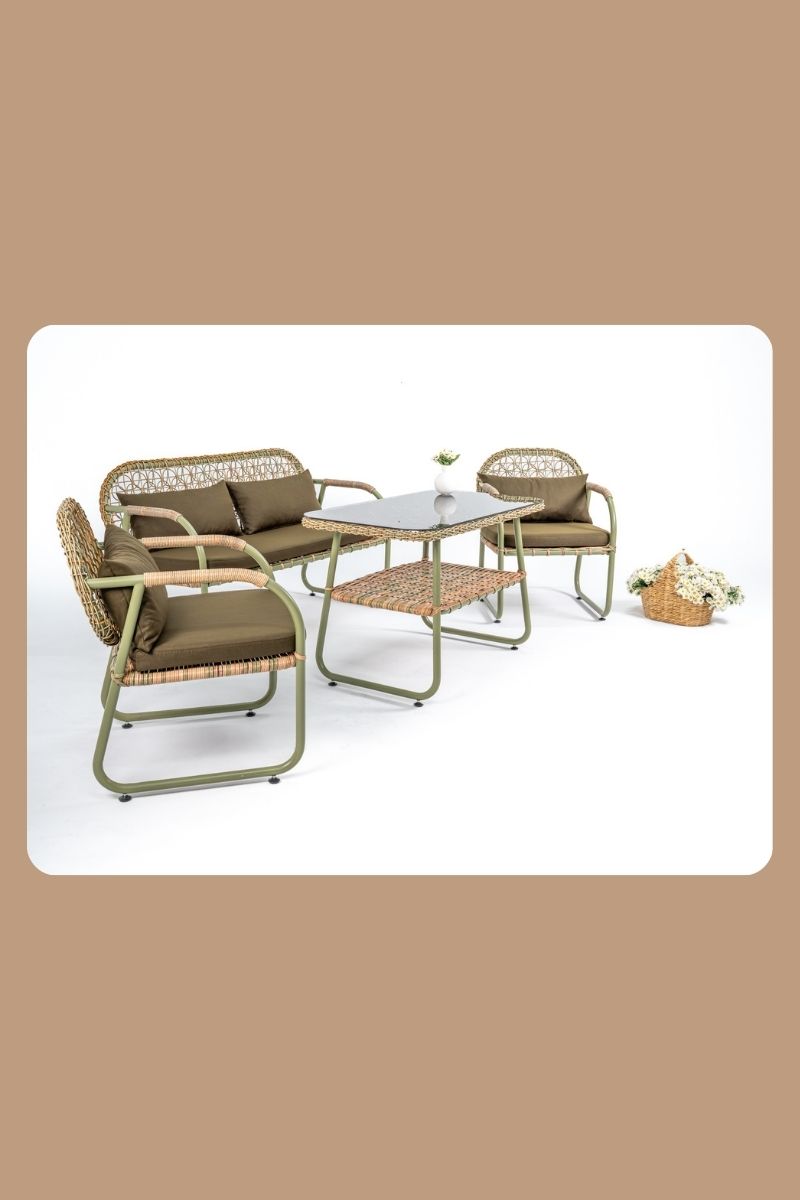 Sedir Papatya Oturma Grubu