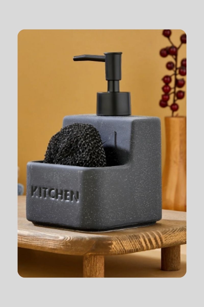 Süngerli Seramik Sıvı Sabunluk Ckr3889