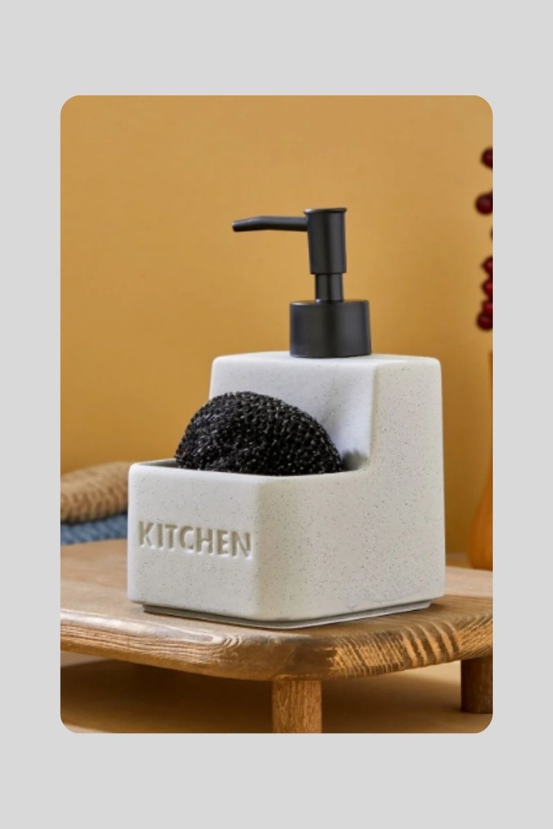 Süngerli Seramik Sıvı Sabunluk Ckr3889