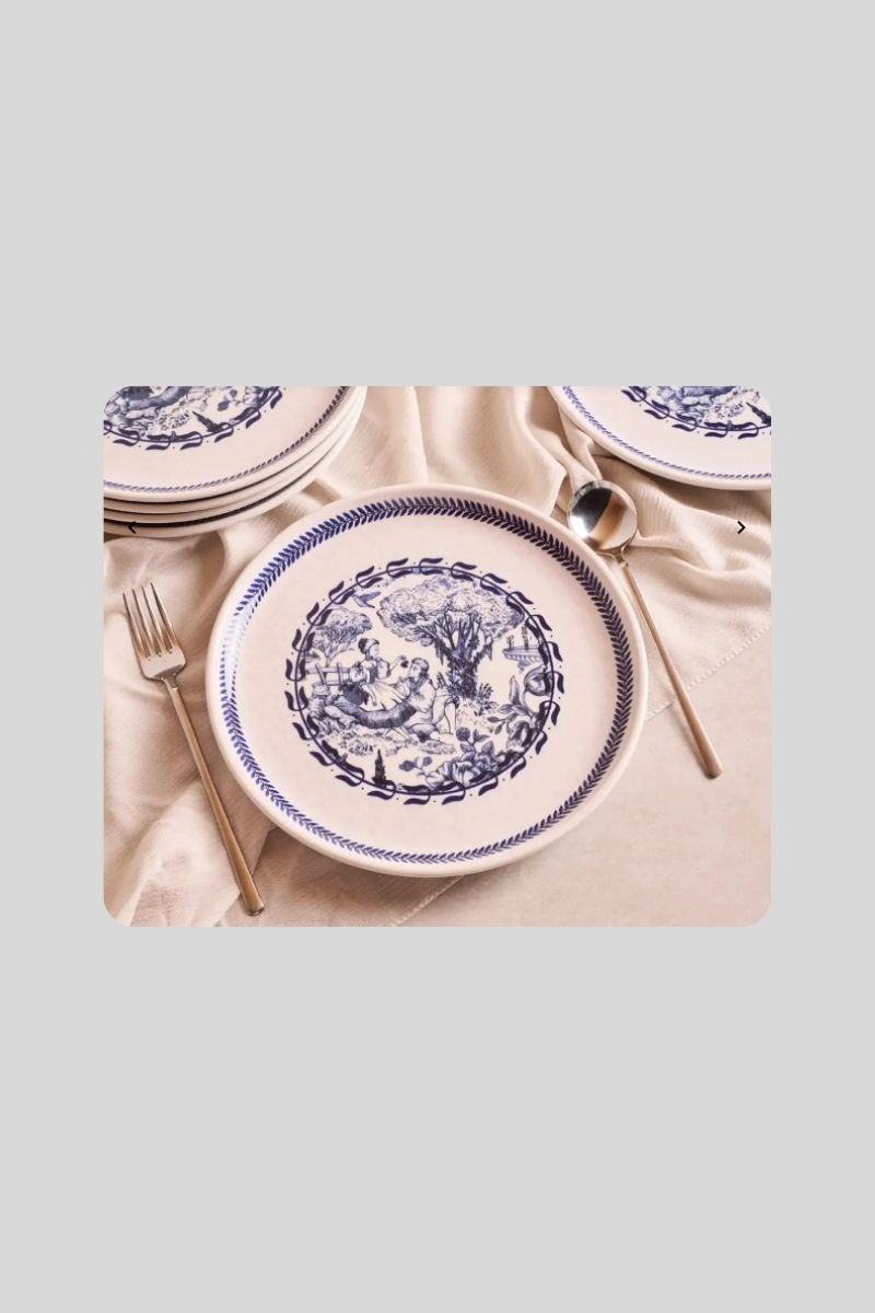 Vintage Pasta Seti 6 Lı